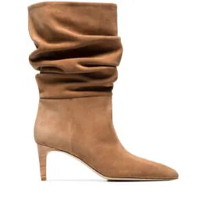 Paris Texas Slouchy Suede Tan Boots Size 8.5